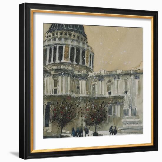 St. Paul's Cathedral, Late Autumn-Susan Brown-Framed Giclee Print