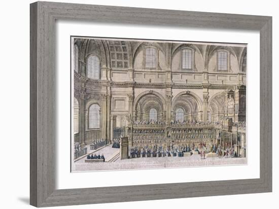 St Paul's Cathedral, London, 1706-Robert Trevitt-Framed Giclee Print