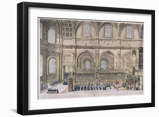 St Paul's Cathedral, London, 1706-Robert Trevitt-Framed Giclee Print