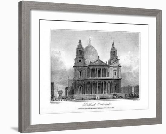 St Paul's Cathedral, London, 1804-Reeve-Framed Giclee Print