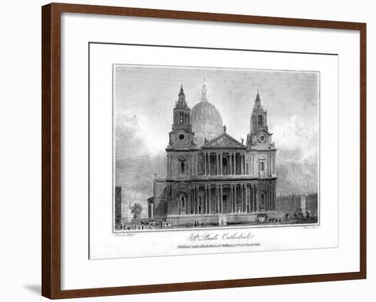 St Paul's Cathedral, London, 1804-Reeve-Framed Giclee Print