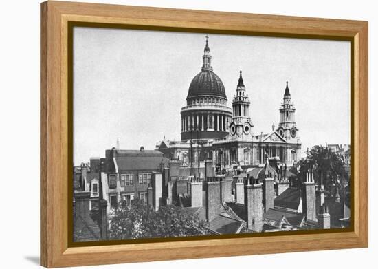 St Paul's Cathedral, London, 1924-1926-null-Framed Premier Image Canvas