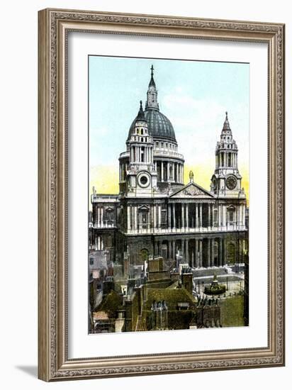 St Paul's Cathedral, London, 20th Century-null-Framed Giclee Print