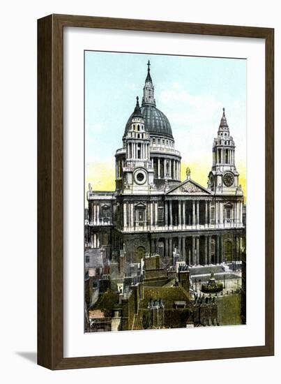 St Paul's Cathedral, London, 20th Century-null-Framed Giclee Print