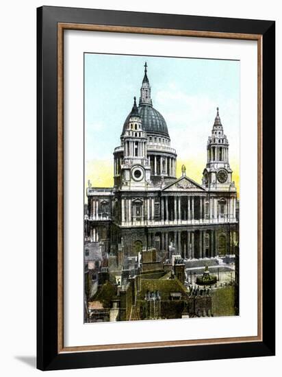 St Paul's Cathedral, London, 20th Century-null-Framed Giclee Print