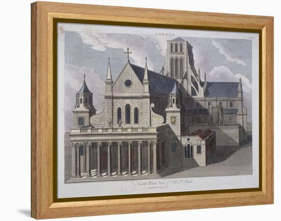 St Paul's Cathedral, London, C17th Century-John Chapman-Framed Premier Image Canvas