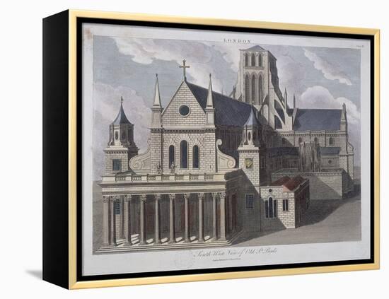 St Paul's Cathedral, London, C17th Century-John Chapman-Framed Premier Image Canvas