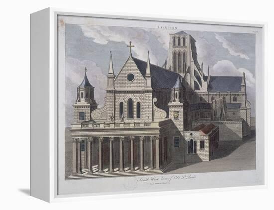 St Paul's Cathedral, London, C17th Century-John Chapman-Framed Premier Image Canvas