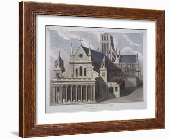 St Paul's Cathedral, London, C17th Century-John Chapman-Framed Giclee Print