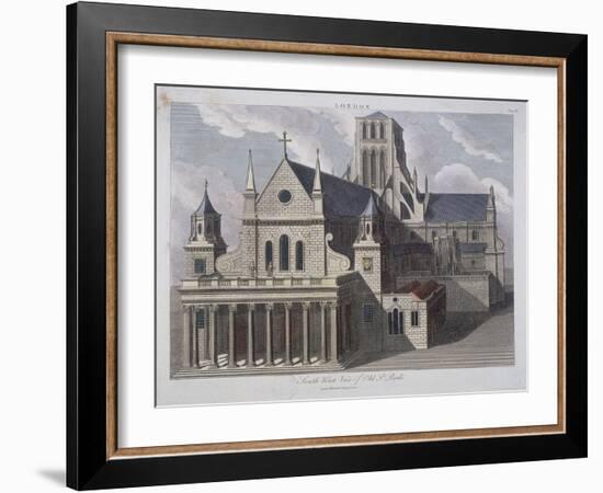 St Paul's Cathedral, London, C17th Century-John Chapman-Framed Giclee Print