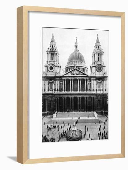 St Paul's Cathedral, London, Early 20th Century-null-Framed Giclee Print