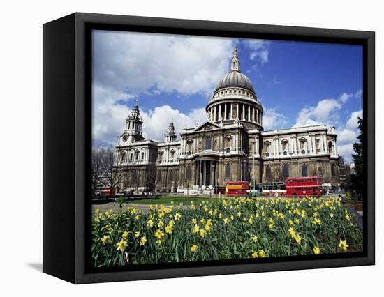 St. Paul's Cathedral, London, England, United Kingdom-Walter Rawlings-Framed Premier Image Canvas