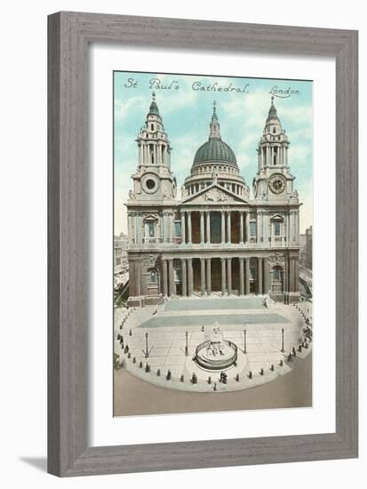 St. Paul's Cathedral, London, England-null-Framed Art Print