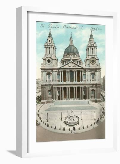 St. Paul's Cathedral, London, England-null-Framed Art Print