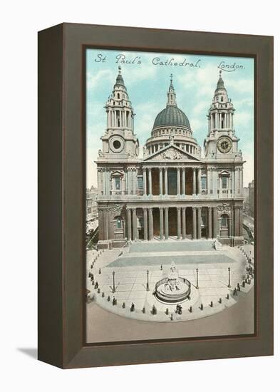 St. Paul's Cathedral, London, England-null-Framed Stretched Canvas