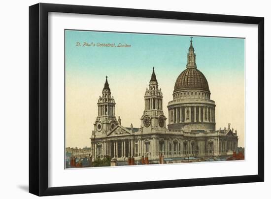 St. Paul's Cathedral, London, England-null-Framed Art Print