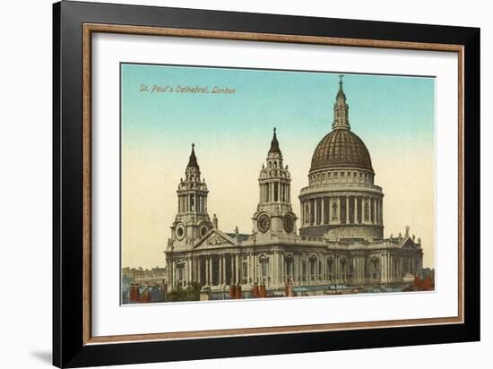 St. Paul's Cathedral, London, England-null-Framed Art Print