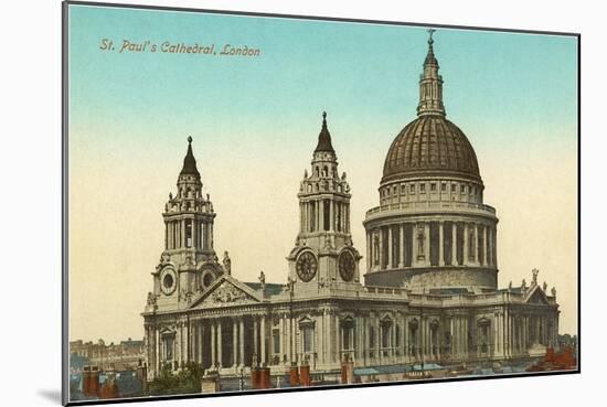 St. Paul's Cathedral, London, England-null-Mounted Art Print