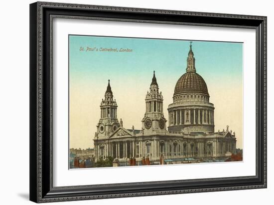 St. Paul's Cathedral, London, England-null-Framed Art Print