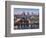 St Paul's Cathedral, London, is seen from across River Thames at dusk-Charles Bowman-Framed Photographic Print