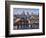 St Paul's Cathedral, London, is seen from across River Thames at dusk-Charles Bowman-Framed Photographic Print