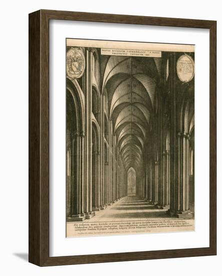 St Paul's Cathedral, London-Wenceslaus Hollar-Framed Giclee Print