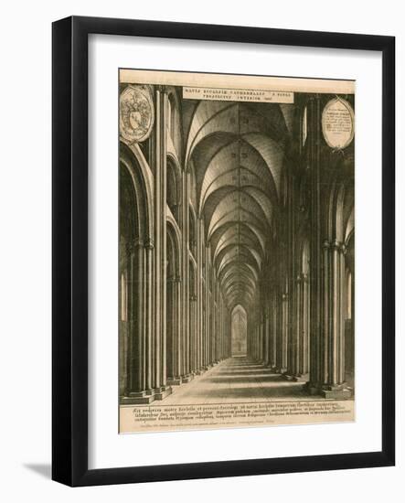 St Paul's Cathedral, London-Wenceslaus Hollar-Framed Giclee Print