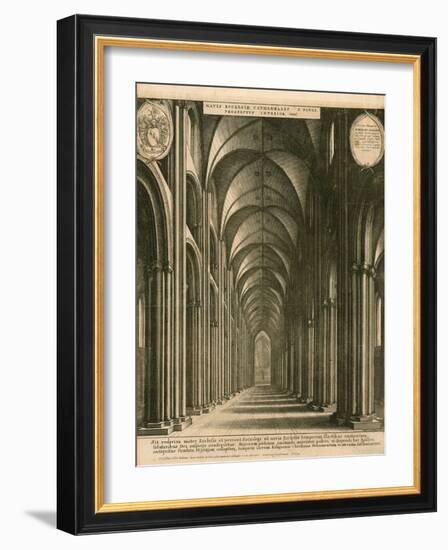 St Paul's Cathedral, London-Wenceslaus Hollar-Framed Giclee Print