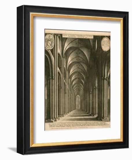 St Paul's Cathedral, London-Wenceslaus Hollar-Framed Giclee Print