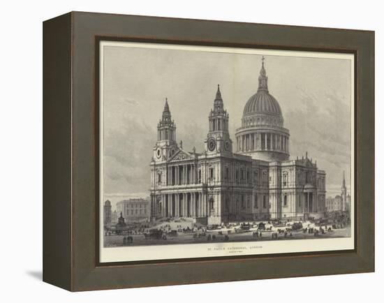 St Paul's Cathedral, London-Samuel Read-Framed Premier Image Canvas