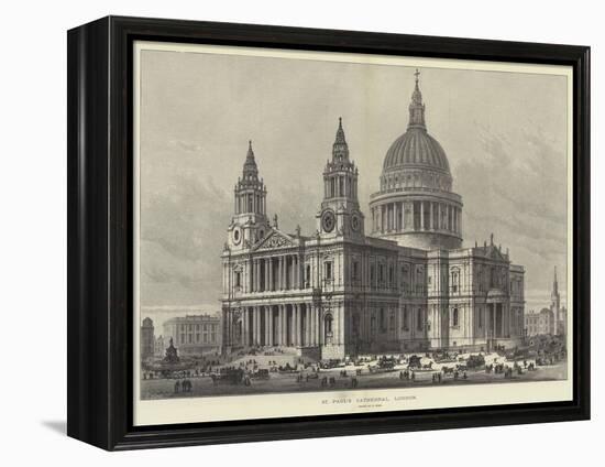 St Paul's Cathedral, London-Samuel Read-Framed Premier Image Canvas