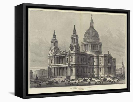 St Paul's Cathedral, London-Samuel Read-Framed Premier Image Canvas