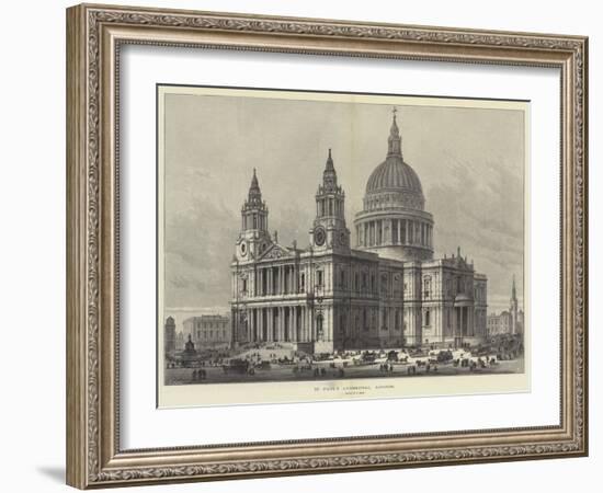 St Paul's Cathedral, London-Samuel Read-Framed Giclee Print