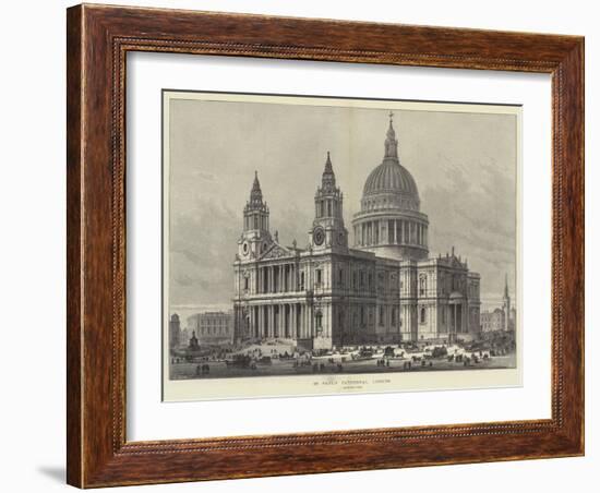 St Paul's Cathedral, London-Samuel Read-Framed Giclee Print