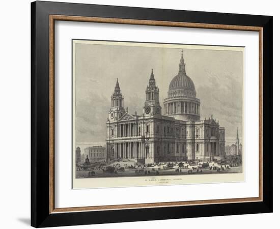 St Paul's Cathedral, London-Samuel Read-Framed Giclee Print