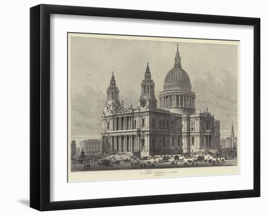 St Paul's Cathedral, London-Samuel Read-Framed Giclee Print