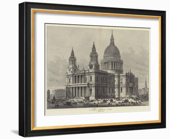 St Paul's Cathedral, London-Samuel Read-Framed Giclee Print