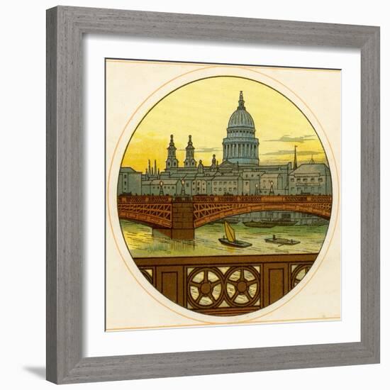 St Paul's Cathedral, London-Thomas Crane-Framed Giclee Print