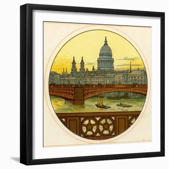 St Paul's Cathedral, London-Thomas Crane-Framed Giclee Print