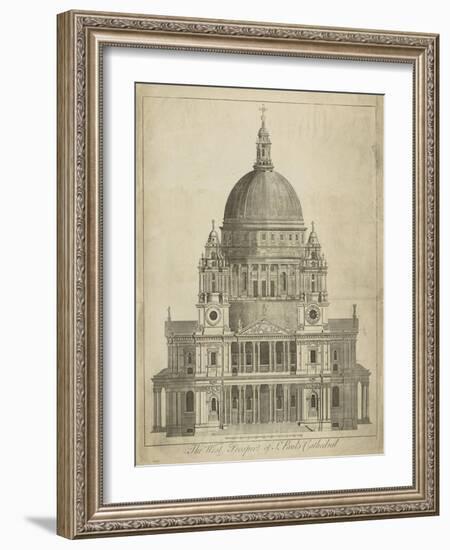 St. Paul's Cathedral-null-Framed Art Print