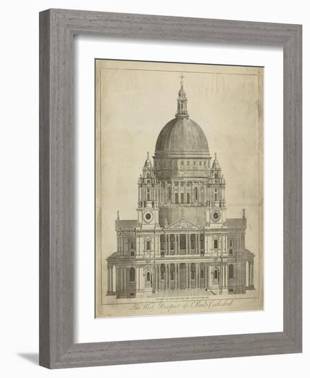 St. Paul's Cathedral-null-Framed Art Print