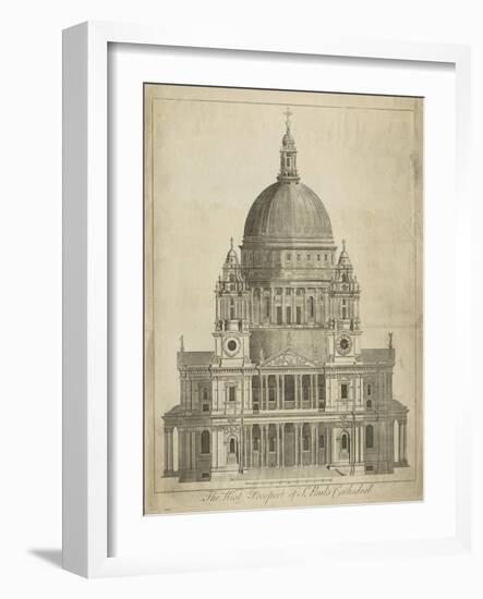 St. Paul's Cathedral-null-Framed Art Print