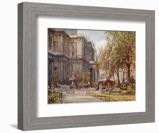 St. Paul's Churchyard-John Fulleylove-Framed Giclee Print