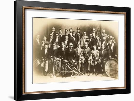 St. Paul's College Band-null-Framed Art Print