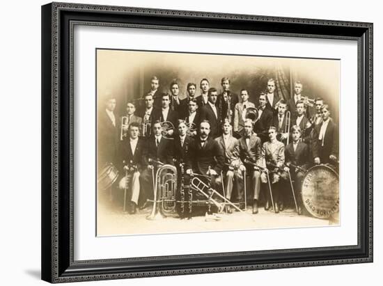 St. Paul's College Band-null-Framed Art Print