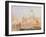 St. Paul's from the River: Morning Sun in Winter-Henri Eugene Augustin Le Sidaner-Framed Giclee Print