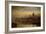 St. Paul's from the River Thames, 1877 (Oil on Canvas)-Henry Dawson-Framed Giclee Print