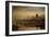 St. Paul's from the River Thames, 1877 (Oil on Canvas)-Henry Dawson-Framed Giclee Print