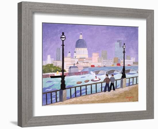 St.Paul's from the River-William Cooper-Framed Giclee Print