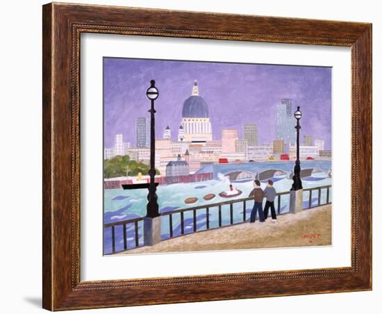 St.Paul's from the River-William Cooper-Framed Giclee Print